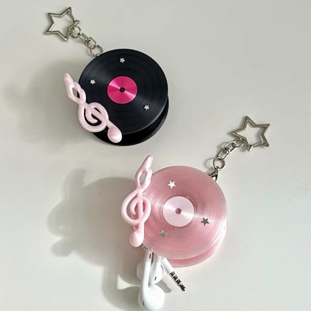 Chaveiro de Disco de Vinil Y2K - Cable Winder Keychain avaliação e preço