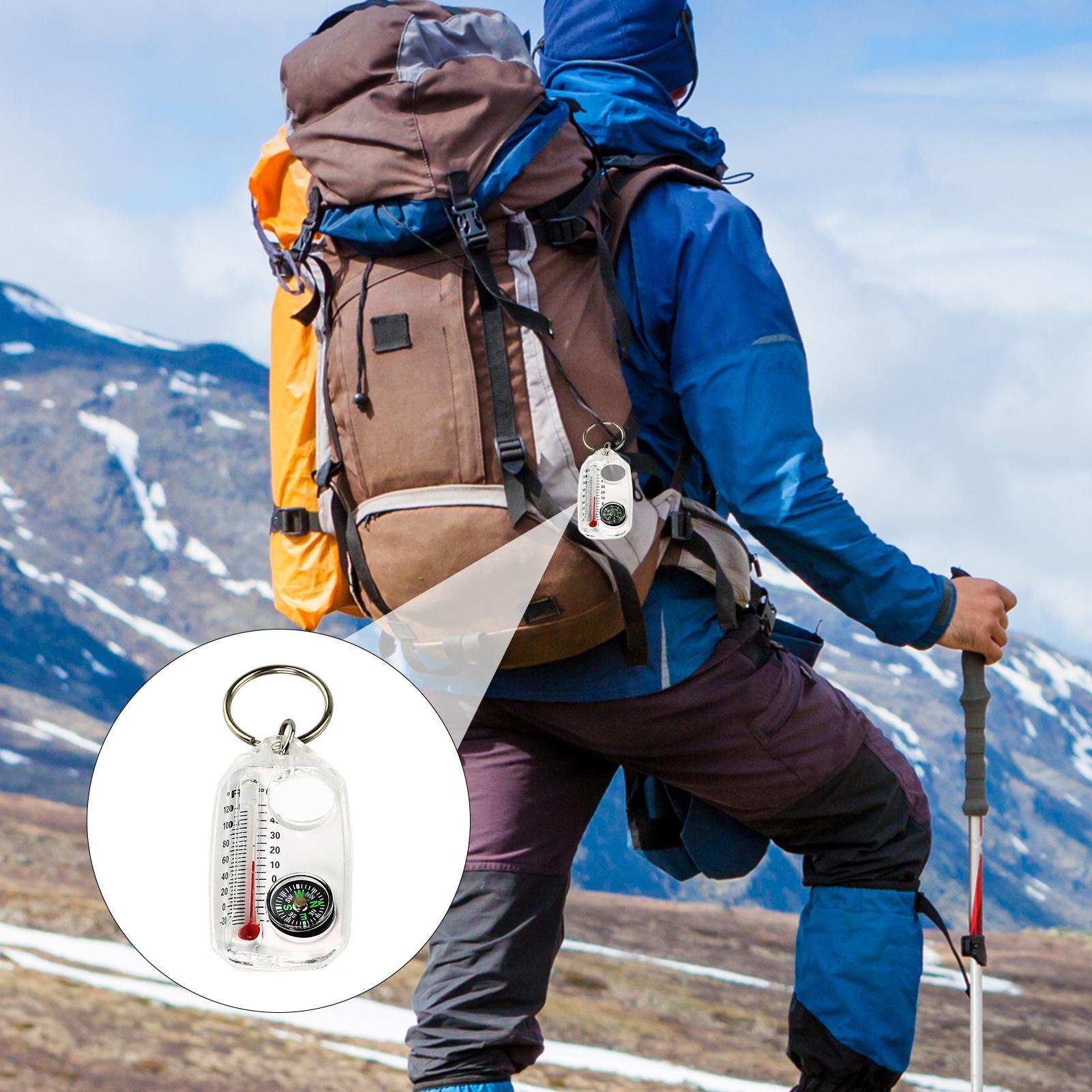 Mini chaveiros multifuncionais - Compass Keychain Mini avaliação e preço