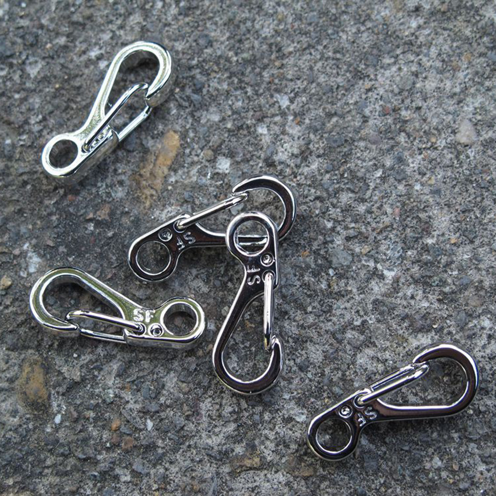 10 unidades de mini mosquetão  - Compass Keychain Mini avaliação e preço