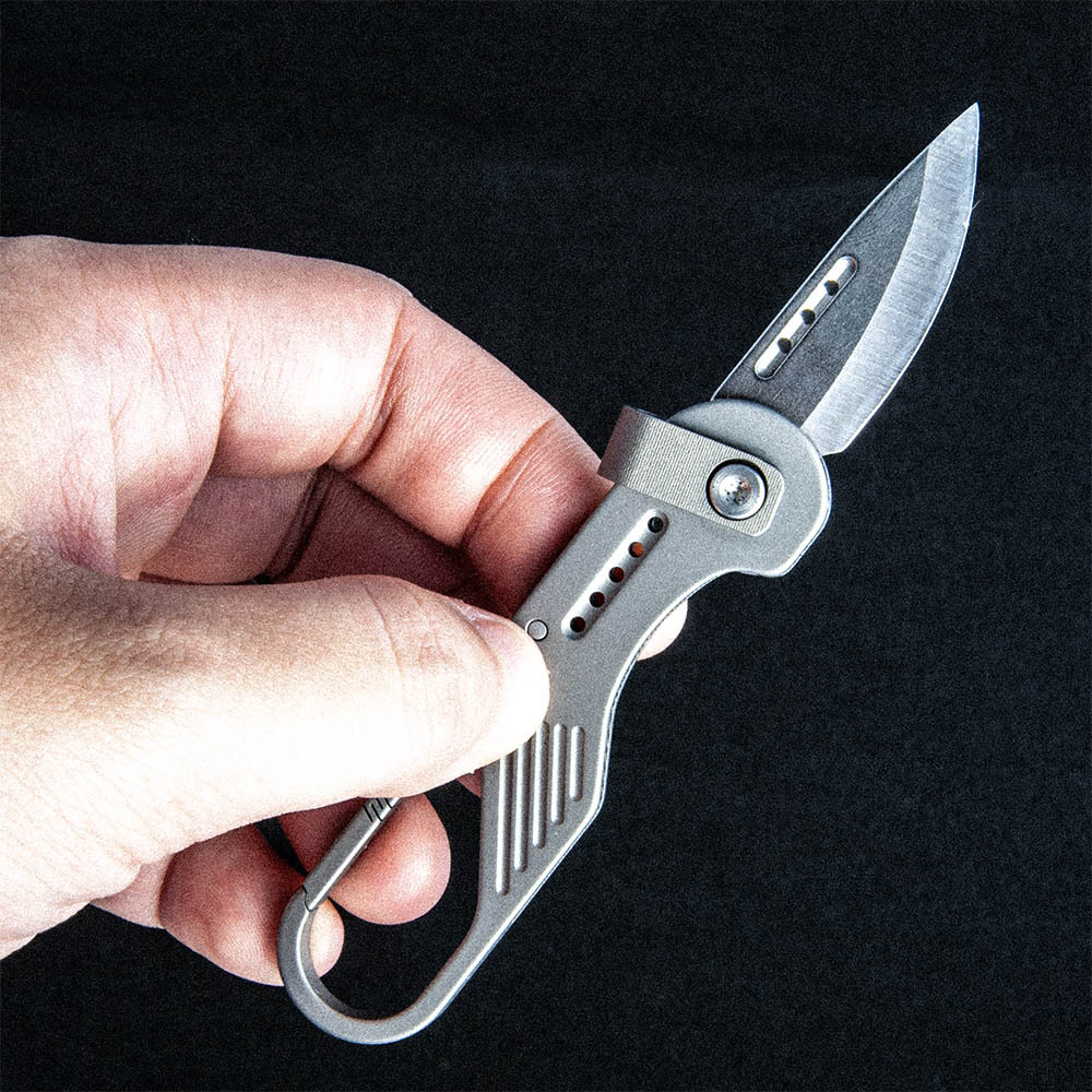 Liga de titânio chaveiro mini  - Edc Carry Essentials avaliação e preço
