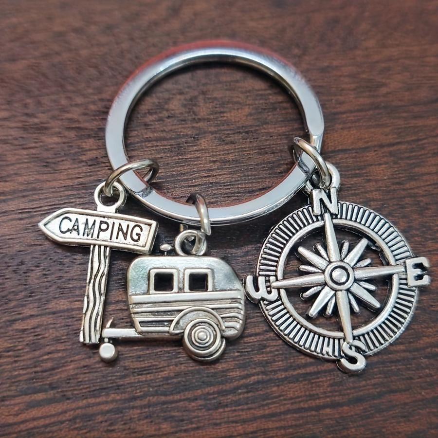 1/5/10/20/50/100 peças de chav - Compass Keychain Mini avaliação e preço