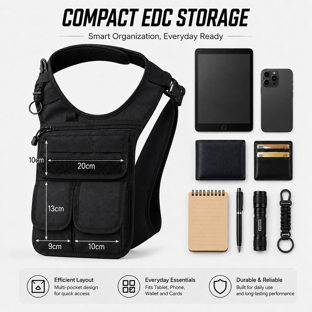 Bolsa Tática Oculta para Ferra - Edc Carry Pocket Pouch avaliação e preço